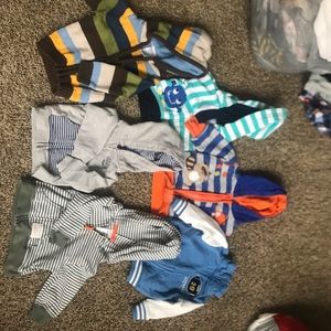 Bundle of baby boy jackets